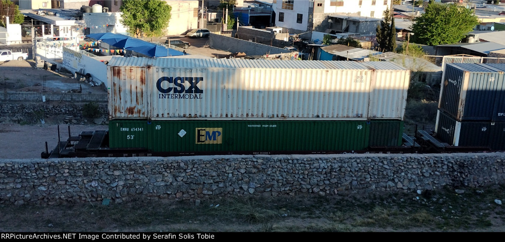 BNSF 253086 "A" UMXU 930033 Ex CSX EMHU 654341